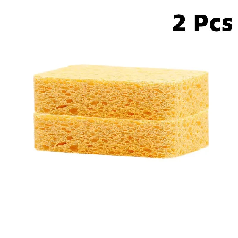 2/5/10 PcsWood Pulp Melamine Sponge Eraser For Washing Dishes Double-side Multi-purpose Scouring Pad Useful Things For Kitchen