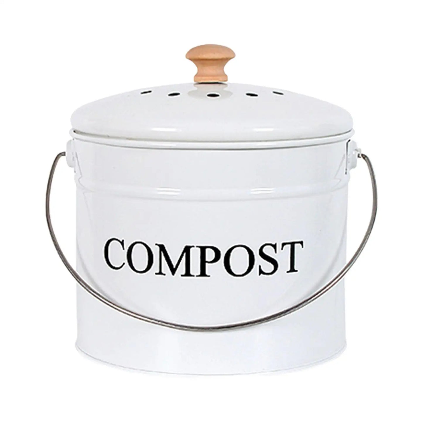 1L Kitchen Compost Bin Countertop with Lid Compost Bucket Coal Filter Compost Pail Food Waste for Food Scraps Food Composter Bin