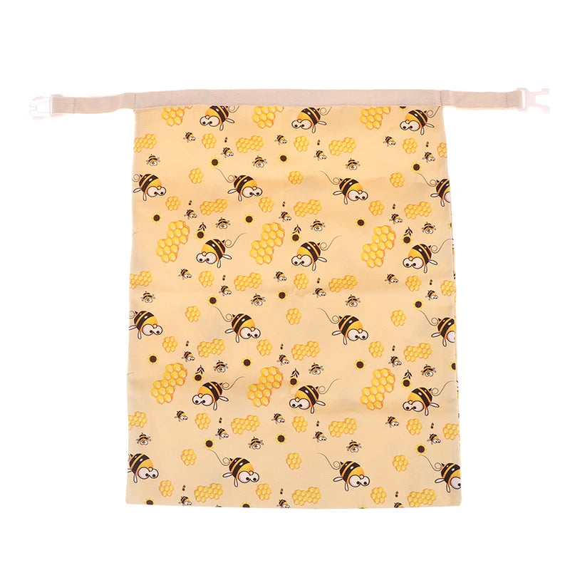 Beeswax Linen Bread Bag For Homemade Bread Eco Friendly Food Storage Bags Reusable Bread Bags