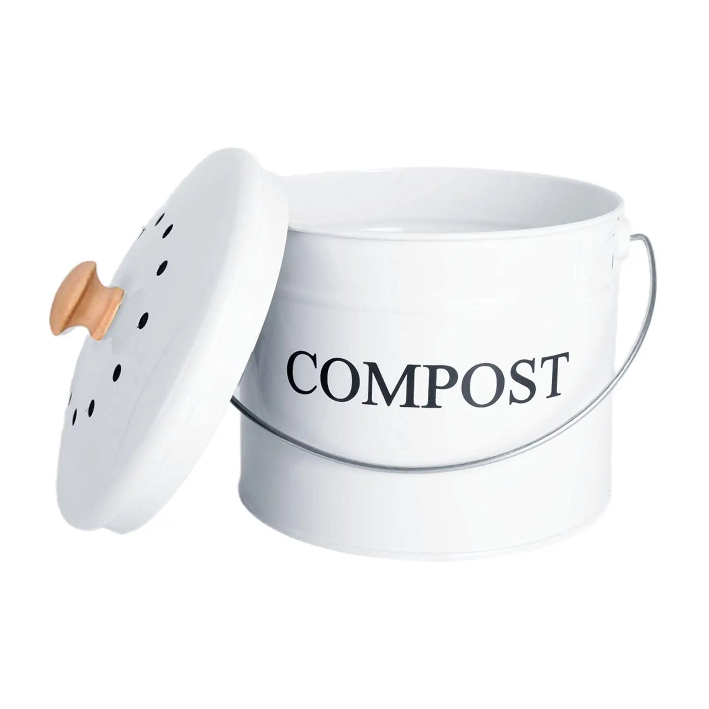 1L Kitchen Compost Bin Countertop with Lid Compost Bucket Coal Filter Compost Pail Food Waste for Food Scraps Food Composter Bin