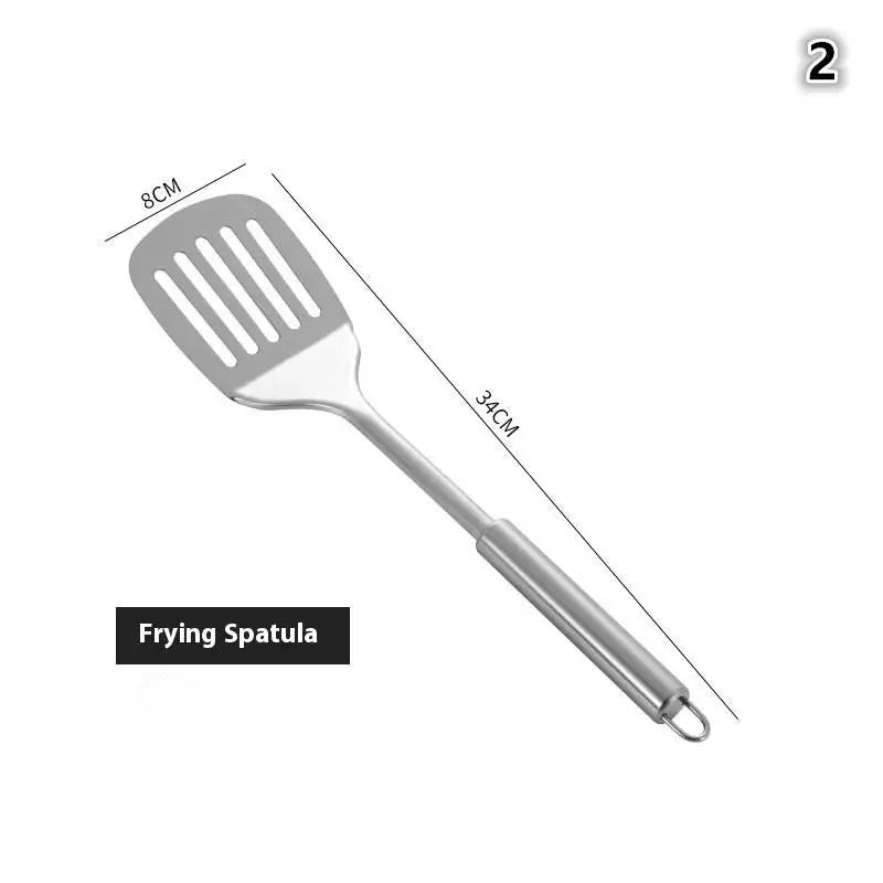 Kitchen Cookware Cooking Utensils Stainless Steel Shovel Soup Spoon Turner Utensils Dinnerware Cooking Tool Kitchen Gadgets