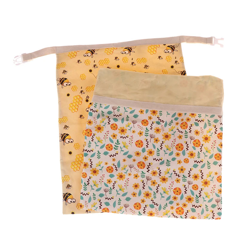 Beeswax Linen Bread Bag For Homemade Bread Eco Friendly Food Storage Bags Reusable Bread Bags