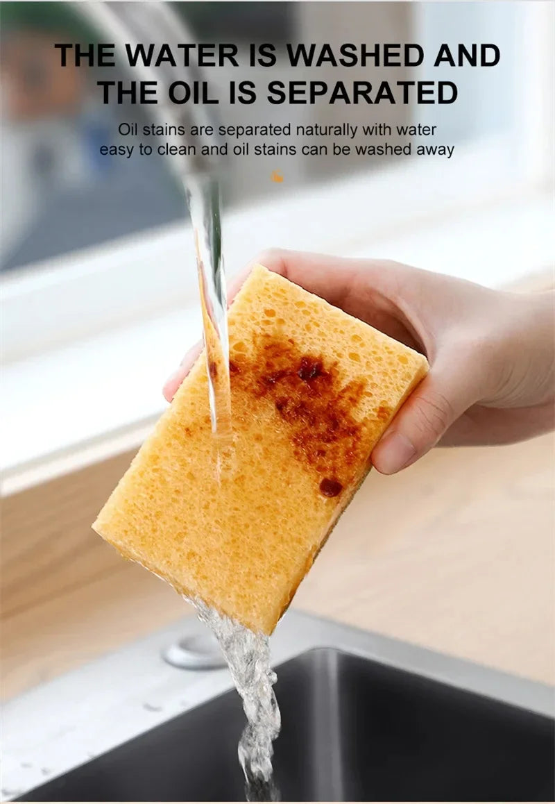 2/5/10 PcsWood Pulp Melamine Sponge Eraser For Washing Dishes Double-side Multi-purpose Scouring Pad Useful Things For Kitchen