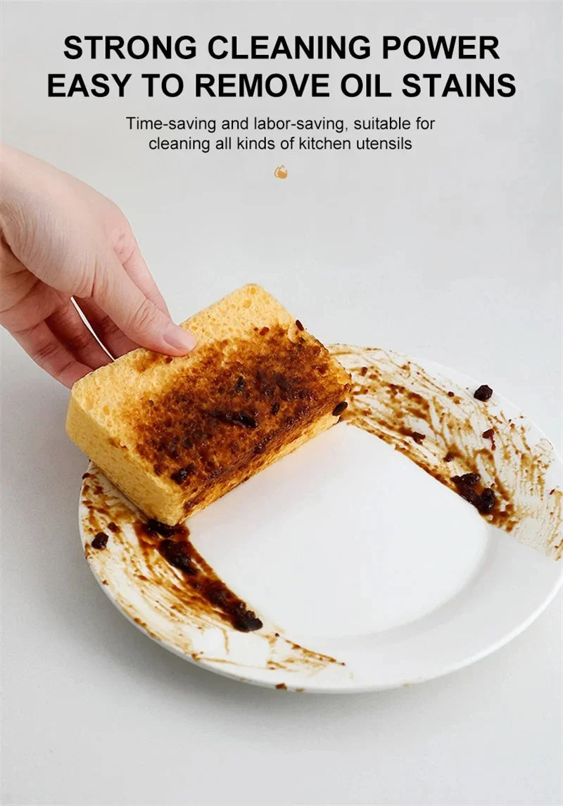 2/5/10 PcsWood Pulp Melamine Sponge Eraser For Washing Dishes Double-side Multi-purpose Scouring Pad Useful Things For Kitchen