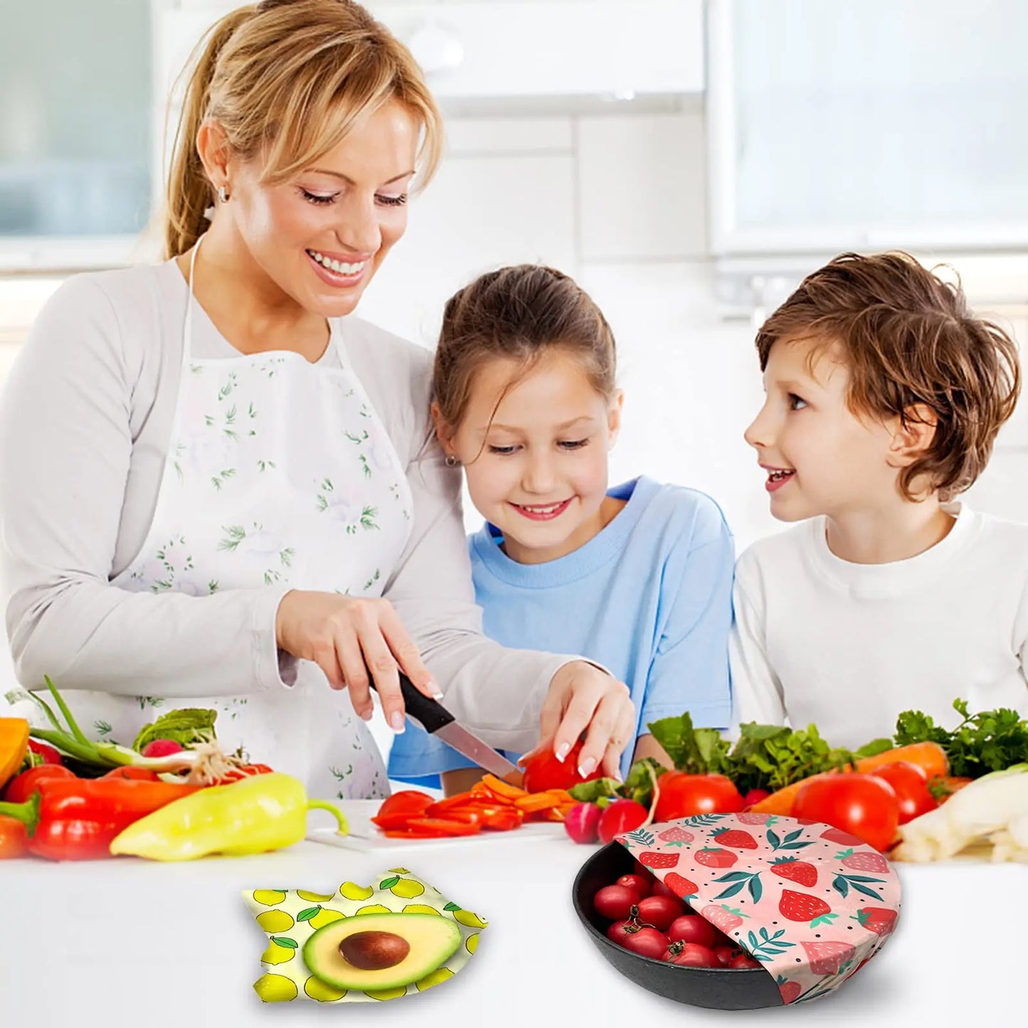 Reusable Beeswax Wrap Eco-Friendly Beeswax Food Wraps Zero Waste Bread Sandwich Food Wrap Organic Plastic-Free Food Storage