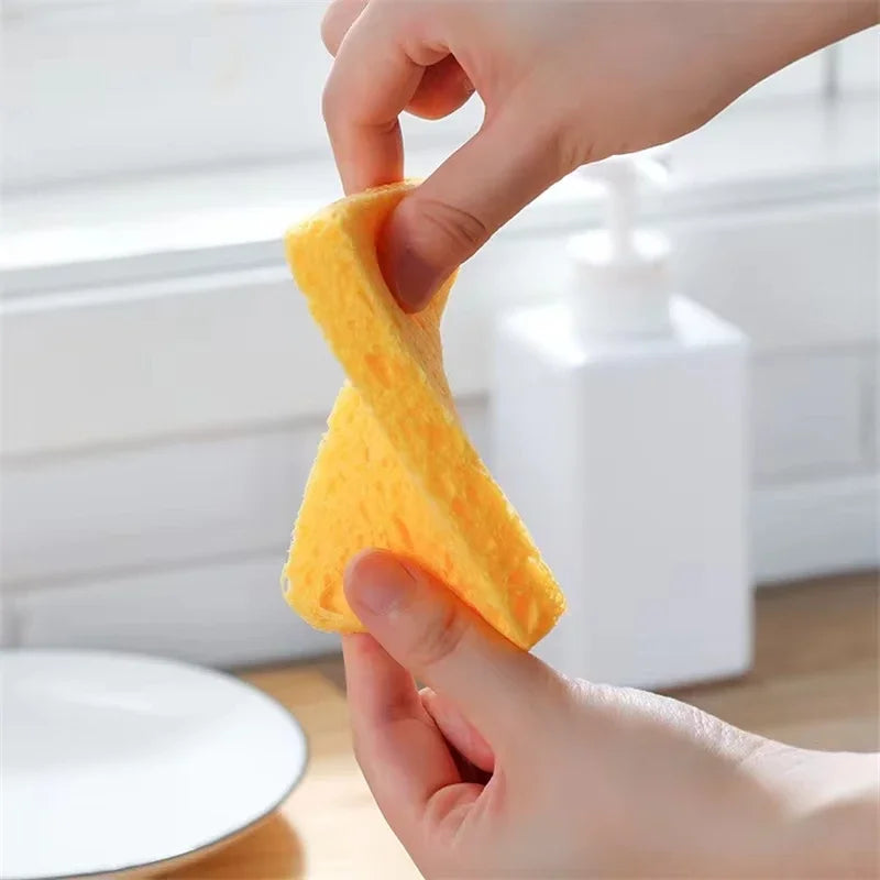 2/5/10 PcsWood Pulp Melamine Sponge Eraser For Washing Dishes Double-side Multi-purpose Scouring Pad Useful Things For Kitchen