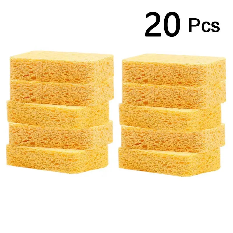 2/5/10 PcsWood Pulp Melamine Sponge Eraser For Washing Dishes Double-side Multi-purpose Scouring Pad Useful Things For Kitchen