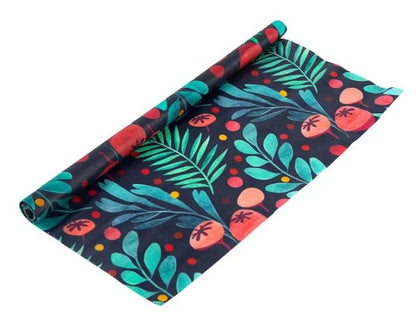 Eco Kitchen Gift Set (Teak Wood Utensil Set + Beeswax Foodwrap + Wood Pulp Sponge)