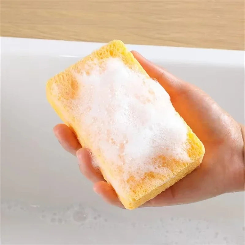 2/5/10 PcsWood Pulp Melamine Sponge Eraser For Washing Dishes Double-side Multi-purpose Scouring Pad Useful Things For Kitchen